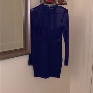 Royal blue dress